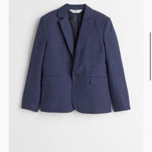 H&M boys navy blue blazer Size 10, only worn once. Like new!